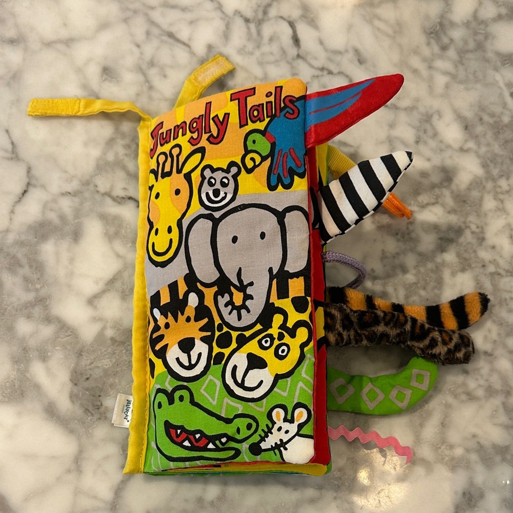 Jellycat Jungly Tails Animal Adventure Book